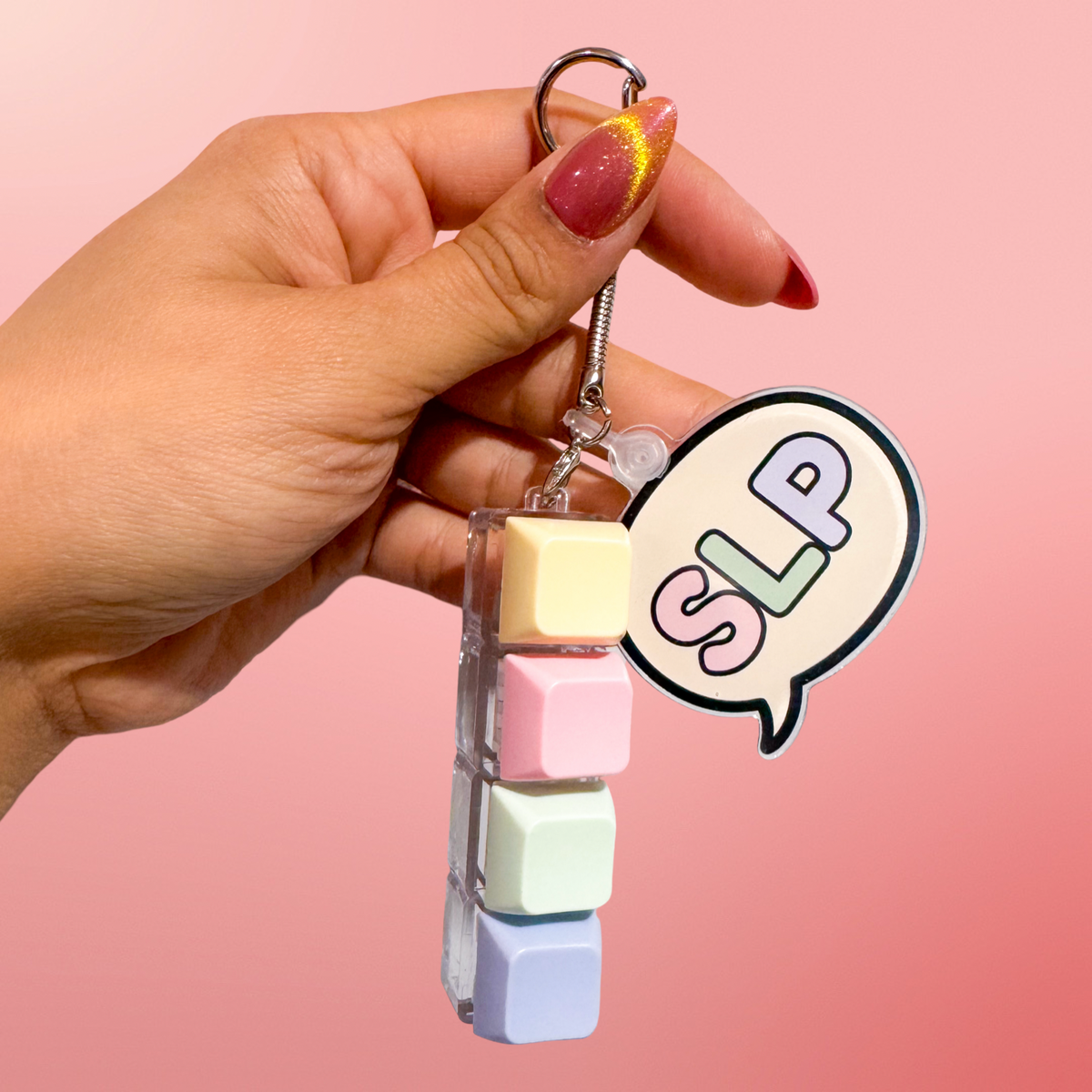 SLP Fidget Keyboard Keychain