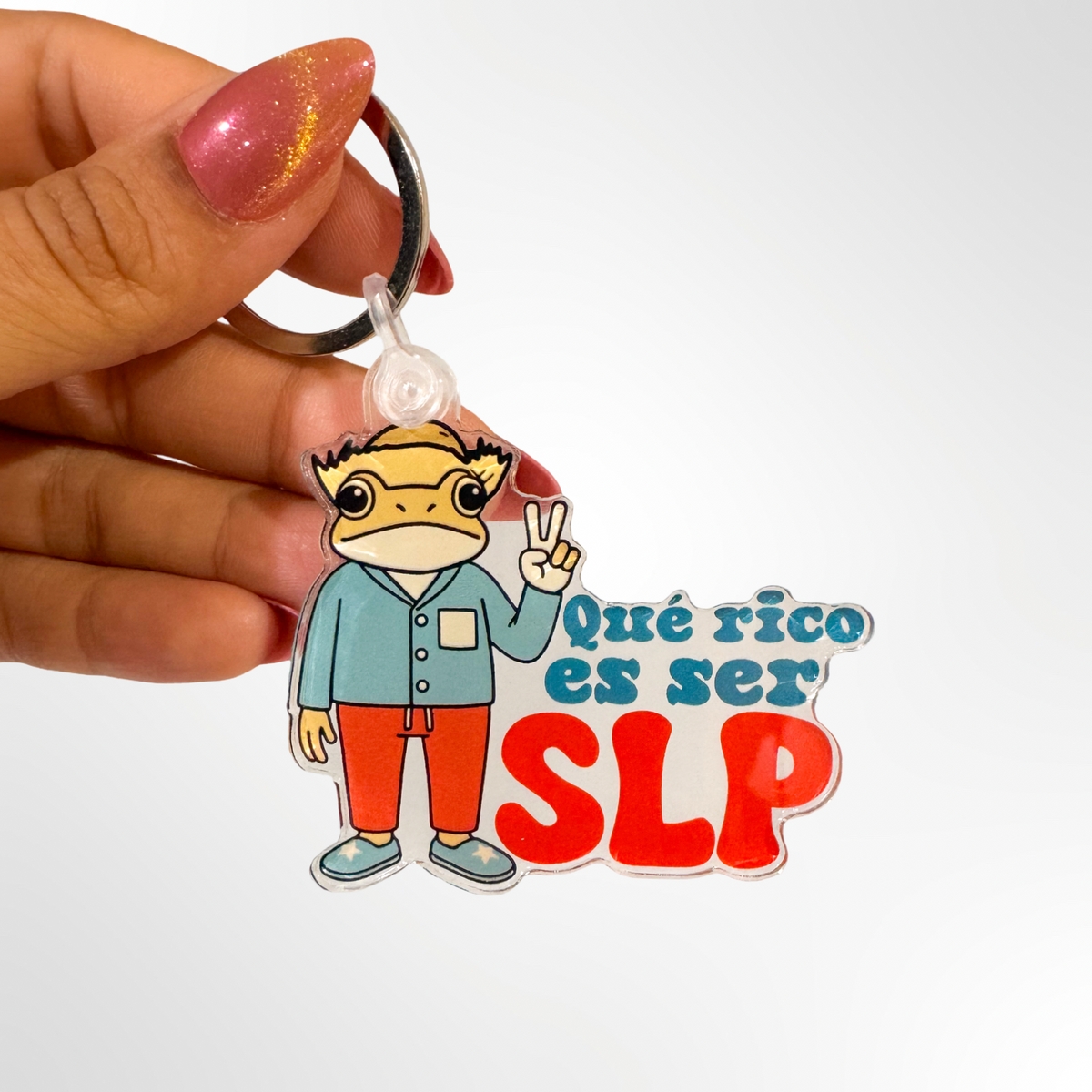Qué Rico Es Ser SLP Keychain