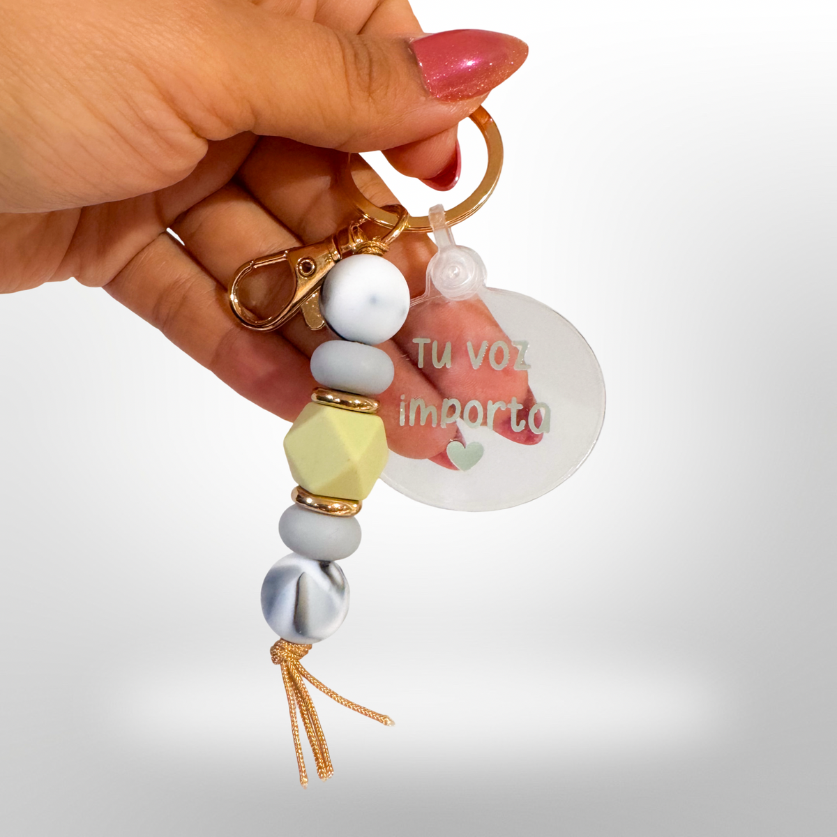 Tu Voz Importa Keychain