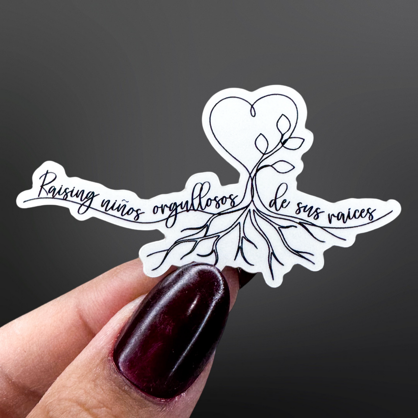 Raising Niños Orgullosos de sus Raíces Sticker