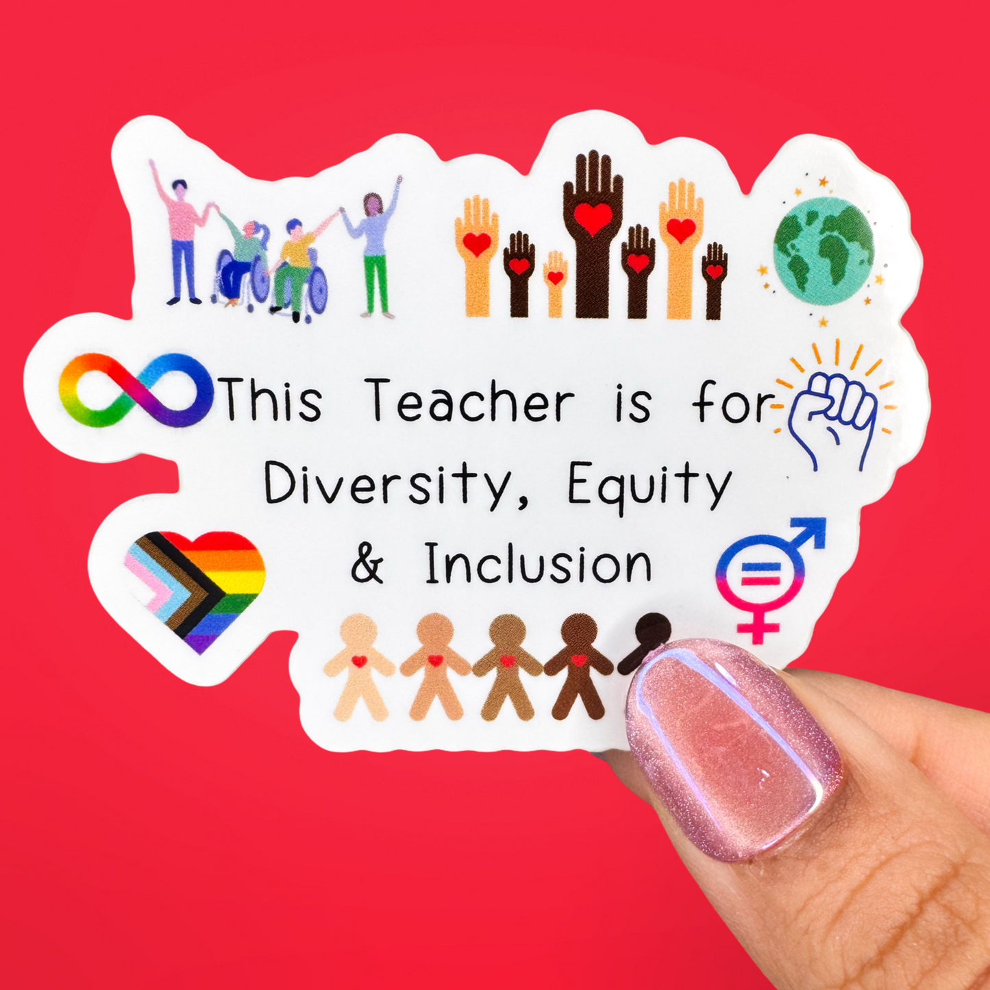 Diversity, Equity & Inclusion Sticker