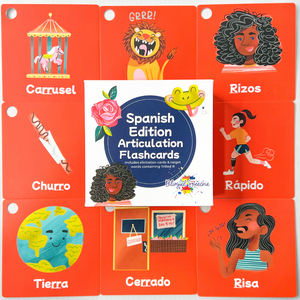 Trilled R | R Fuerte- Spanish Flashcards for Speech Therapy