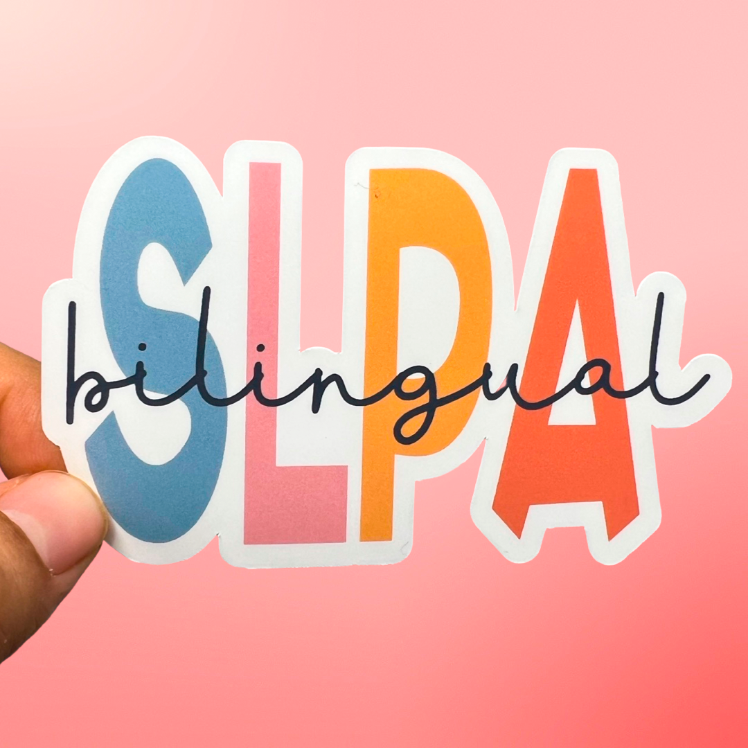 Bilingual SLP Assistant Sticker