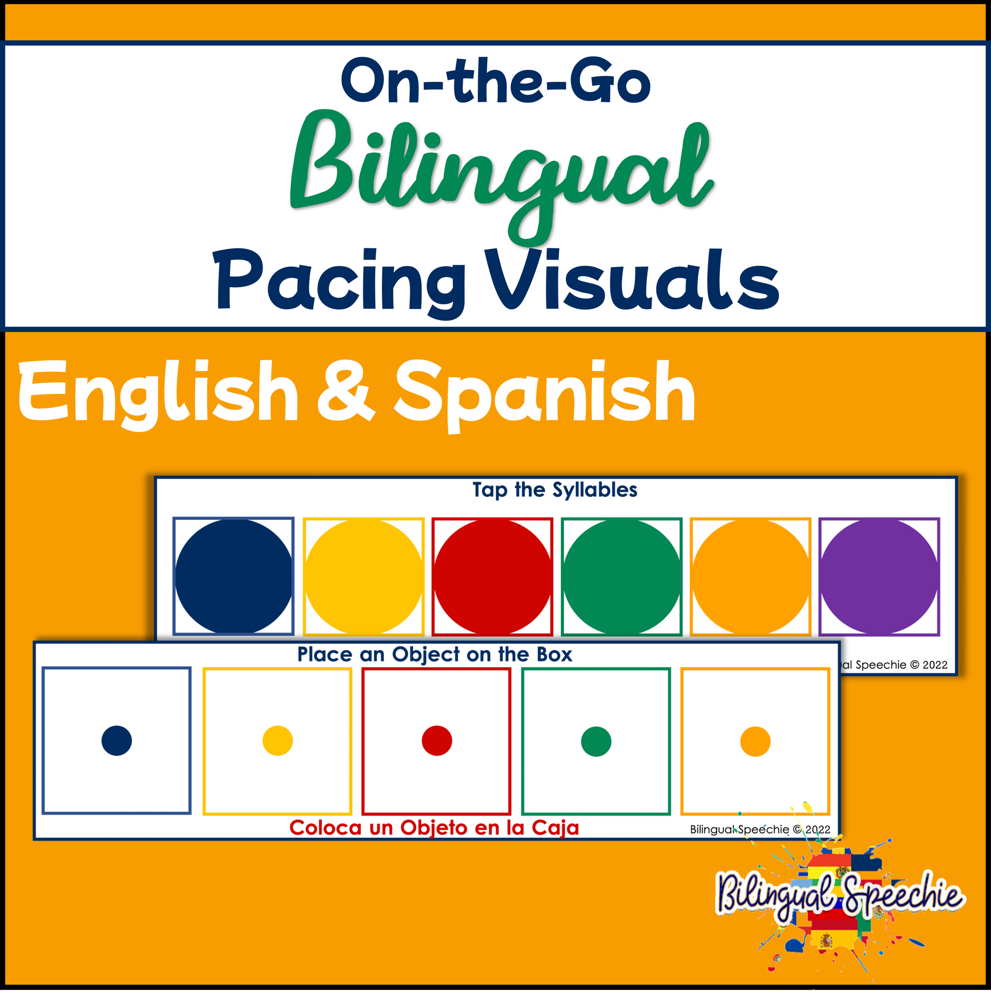 Bilingual Pacing Board Visuals for Multisyllabic Words