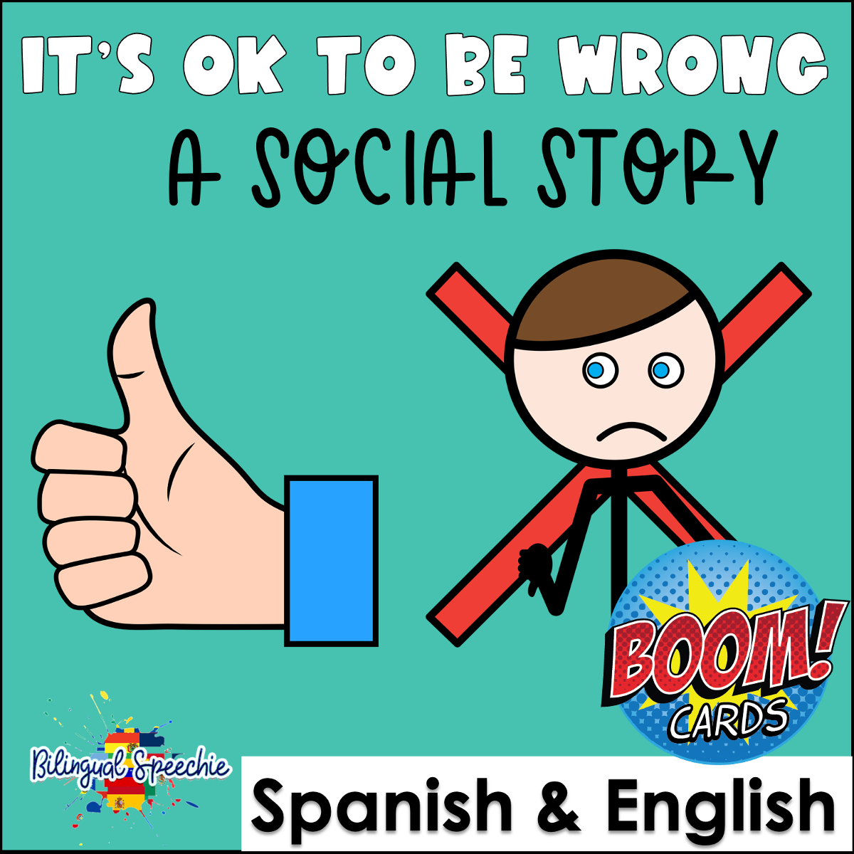 It's Ok to be Wrong | A Bilingual Social Story