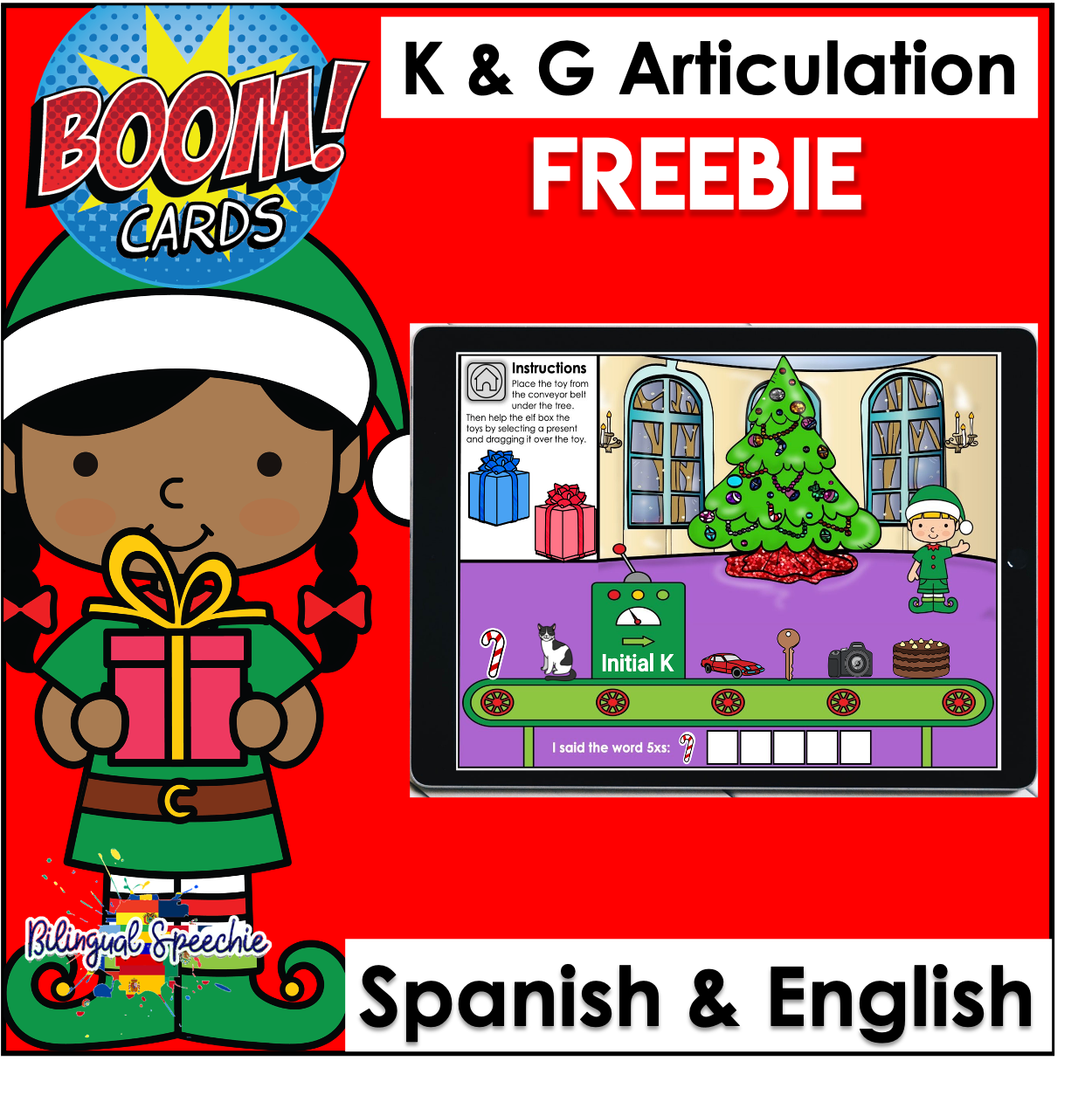 Santa's Workshop | Bilingual K & G Articulation