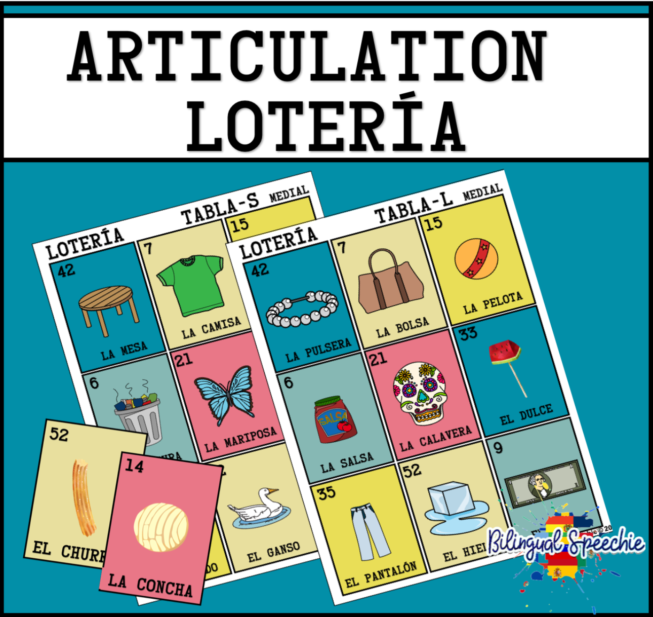 Articulation Lotería | SPANISH