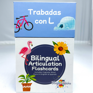 L Blends | Trabadas con L - Bilingual Flashcards for Speech Therapy