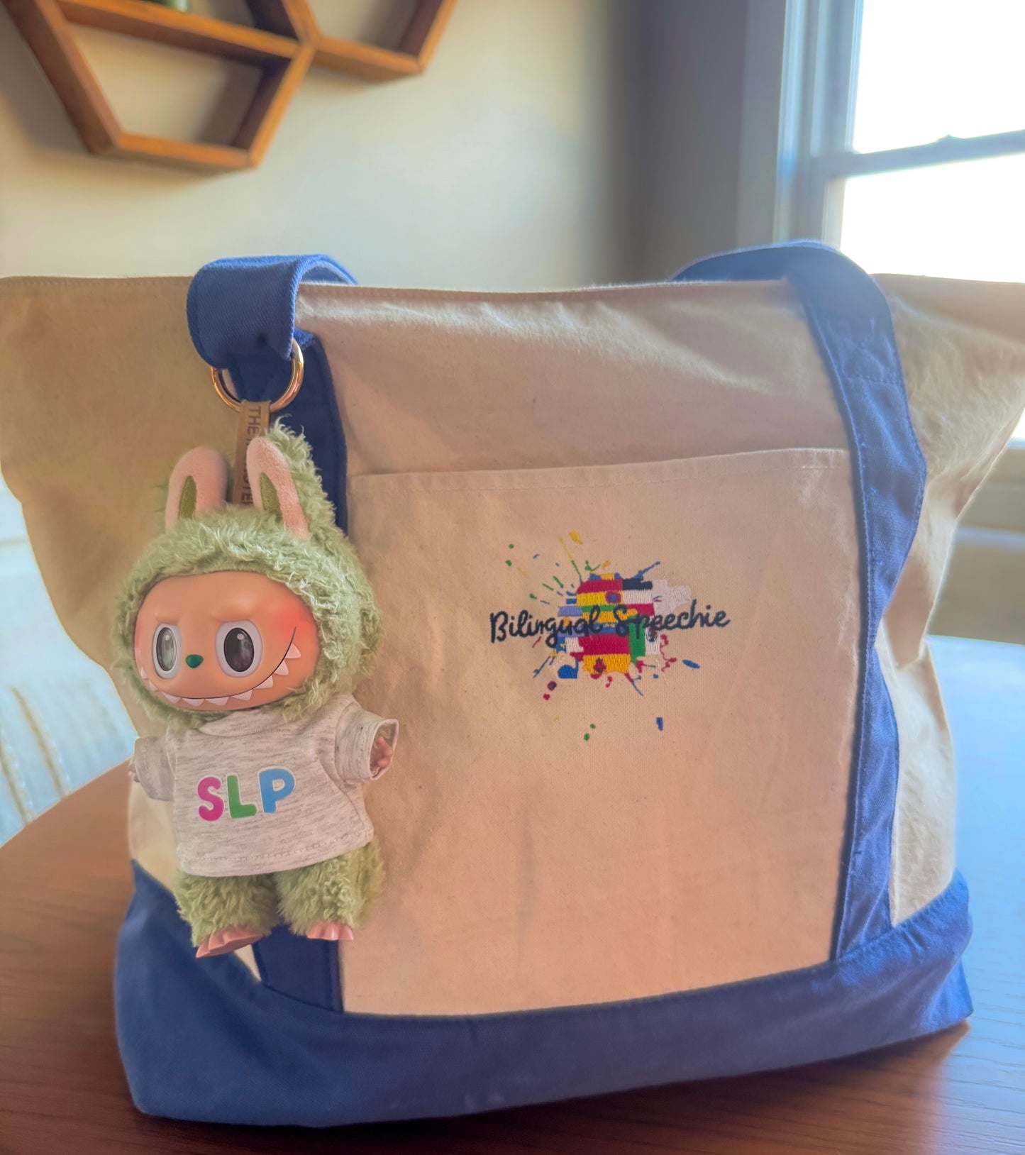 Mini T-Shirt for Collectible Doll | SLP & Bilingual Speechie Logo Design