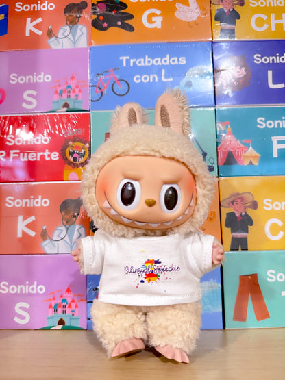 Mini T-Shirt for Collectible Doll | SLP & Bilingual Speechie Logo Design