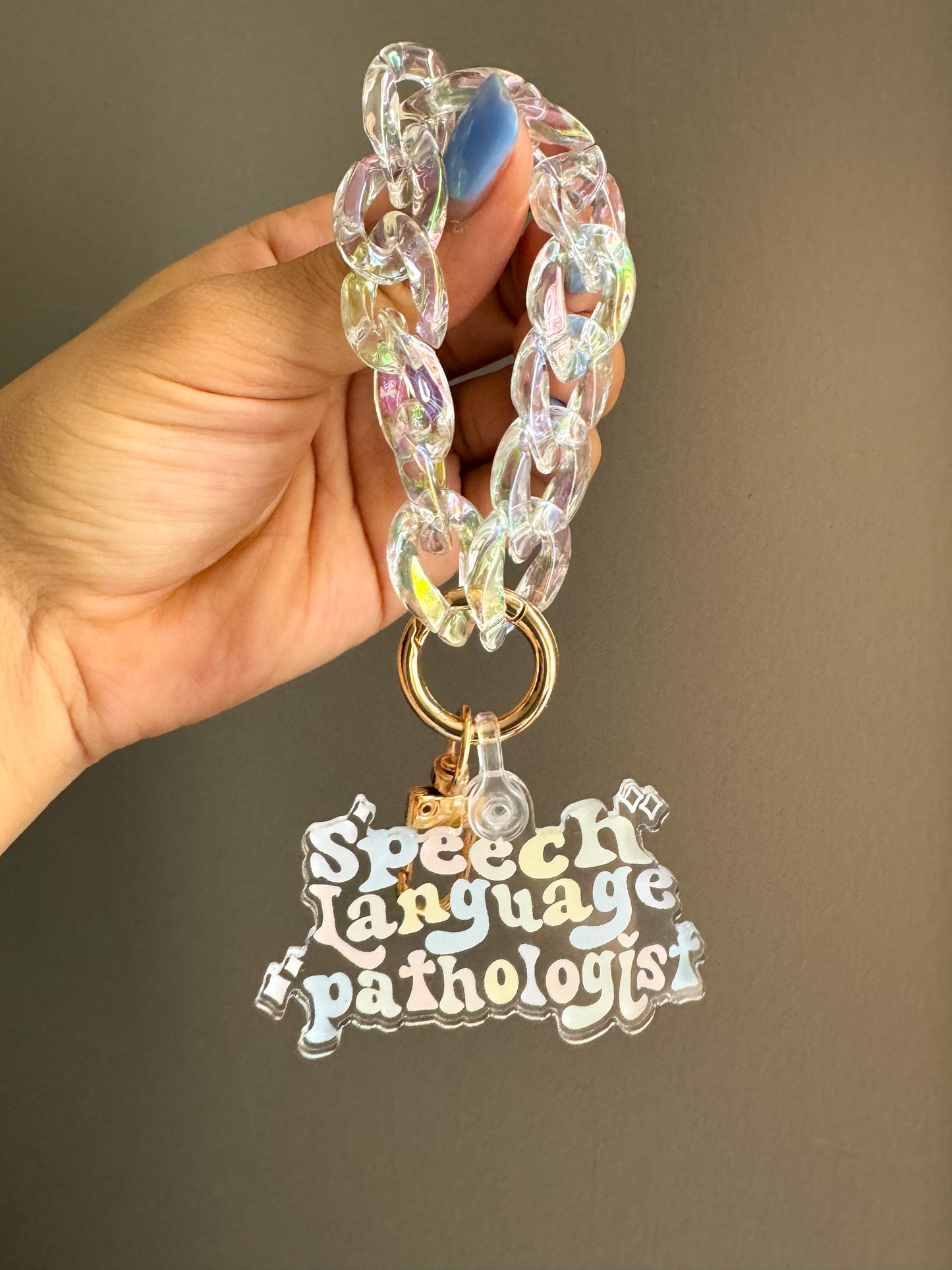 Speech Language Pathologist Keychain