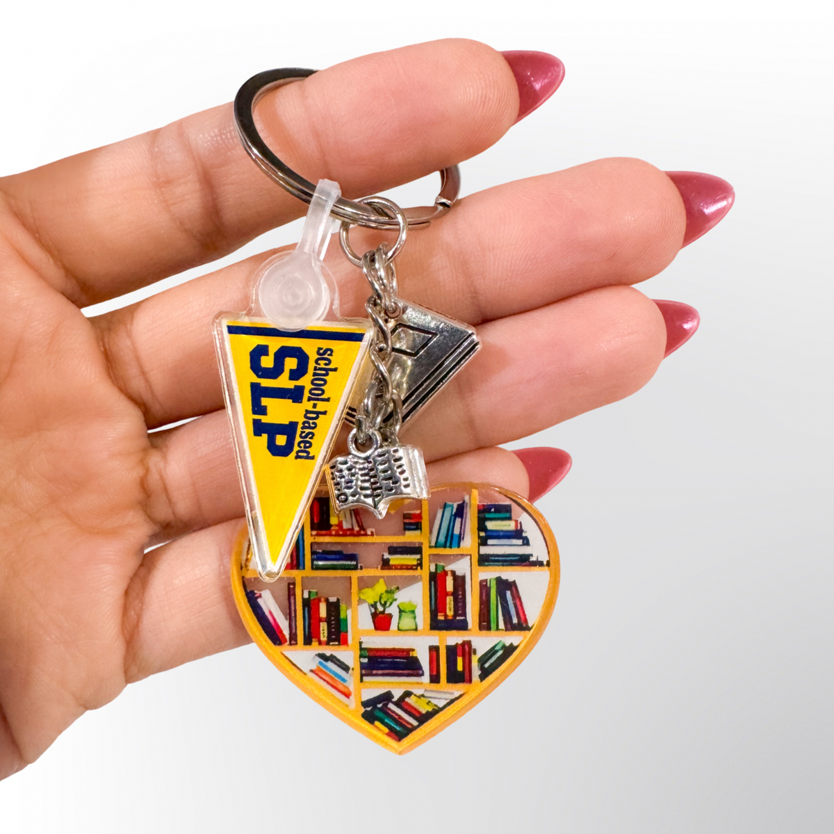 School-Based SLP Keychain