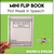 Bilingual First Week of School Mini Flip Book