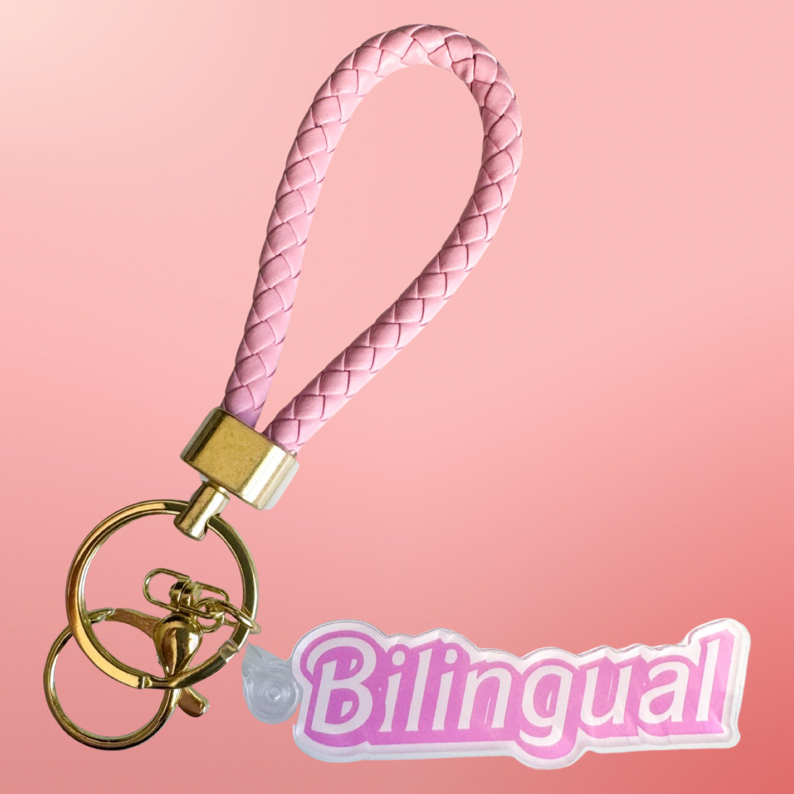 Bilingual Keychain