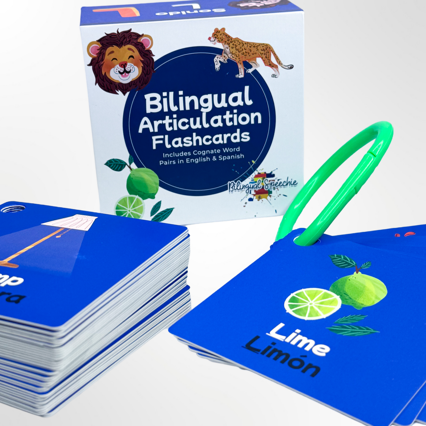 L Sound | Sonido L - Bilingual Flashcards for Speech Therapy