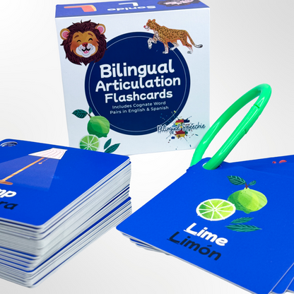 L Sound | Sonido L - Bilingual Flashcards for Speech Therapy