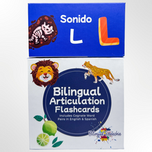 L Sound | Sonido L - Bilingual Flashcards for Speech Therapy