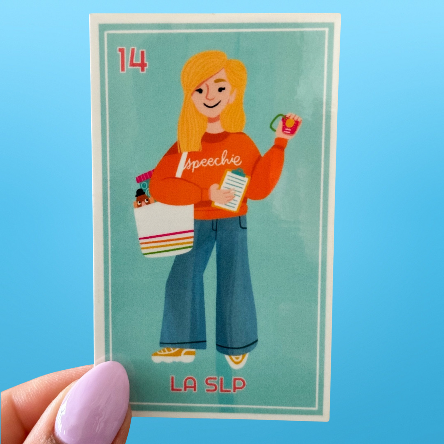 La SLP Loteria Style Sticker
