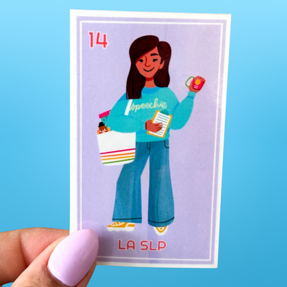 La SLP Loteria Style Sticker