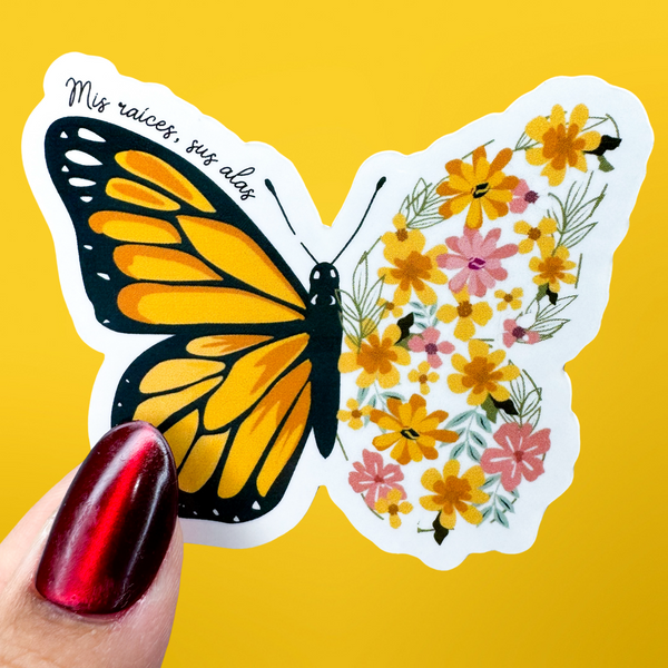 Mis Raíces, Sus Alas Sticker - Bilingual Speechie