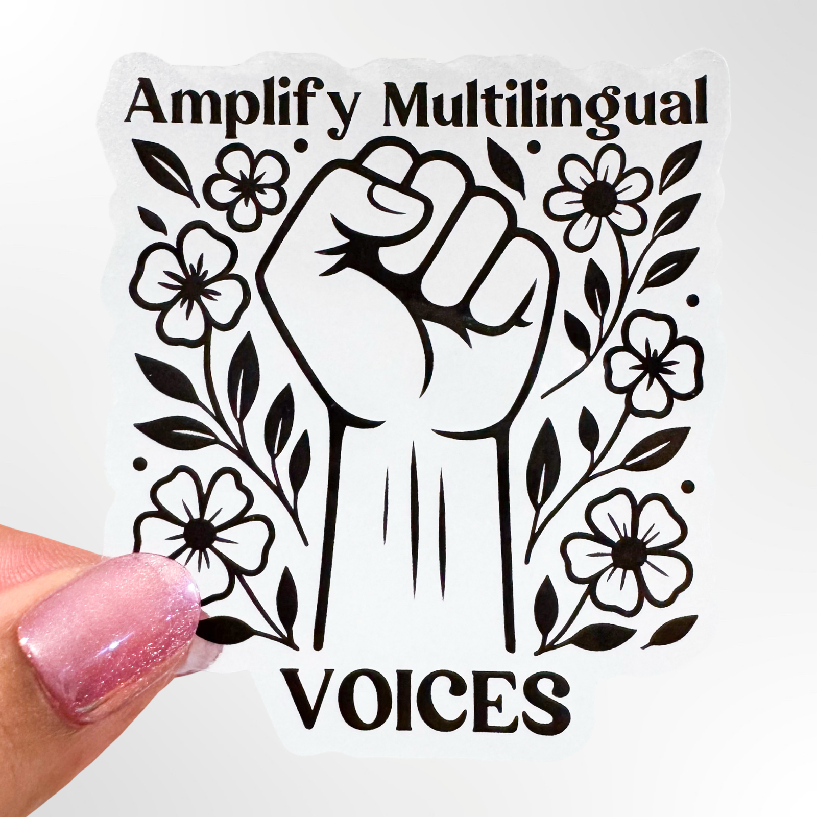 Amplify Multilingual Voices Sticker