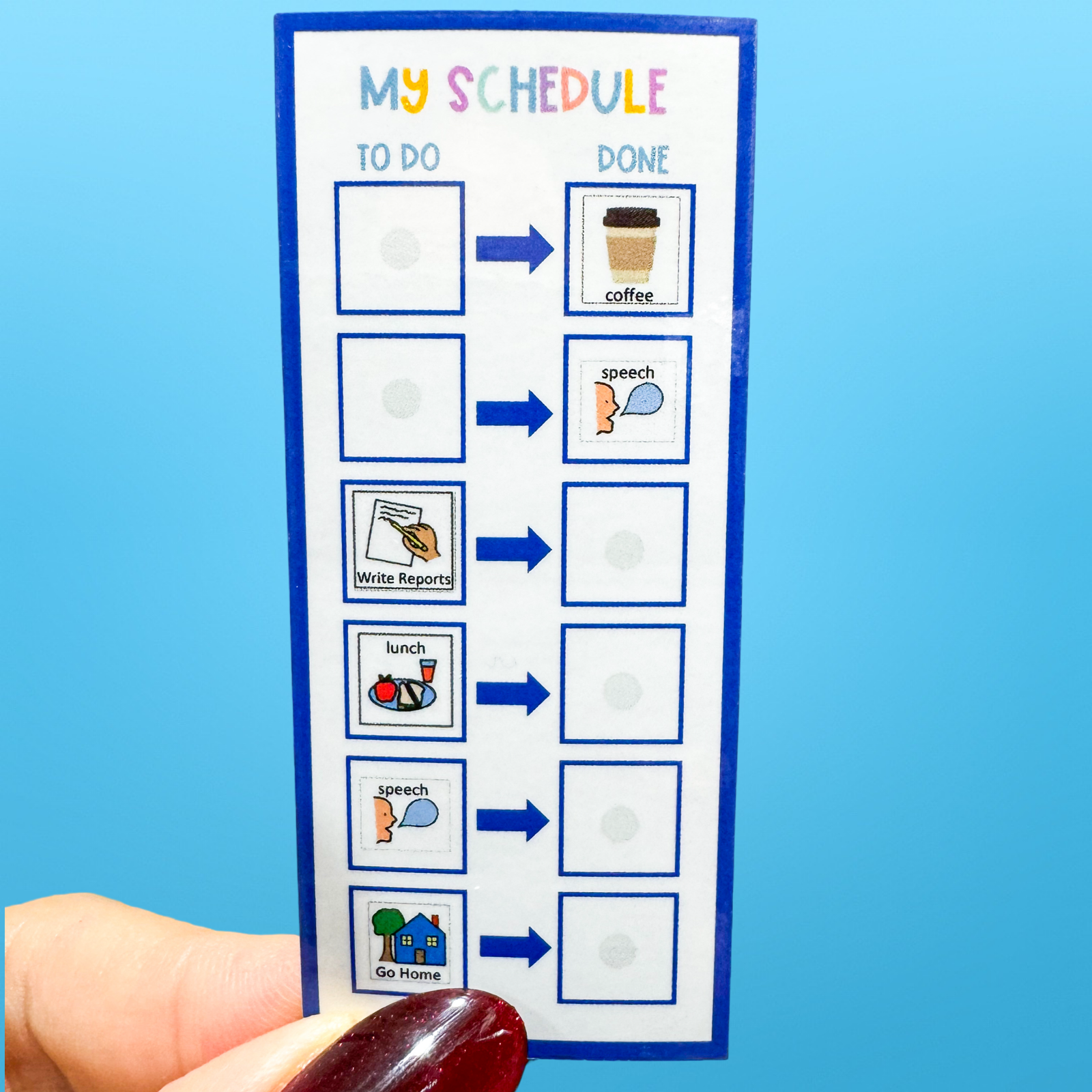 My Schedule Sticker