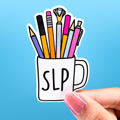 Mug with Pens Sticker