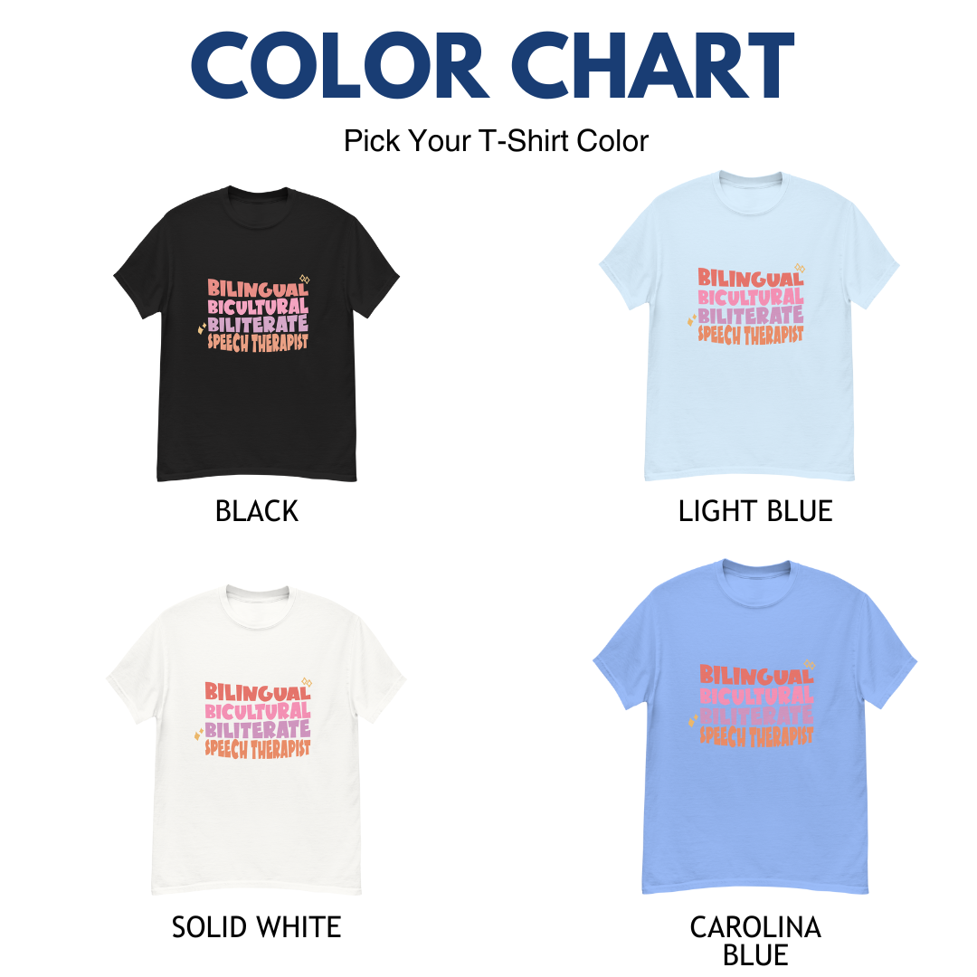 Bilingual, Bicultural, Biliterate Unisex Classic Tee