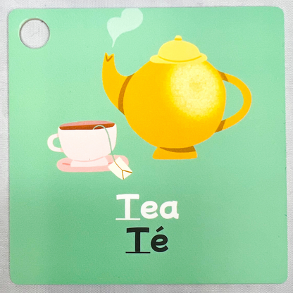 T Sound | Sonido T - Bilingual Flashcards for Speech Therapy