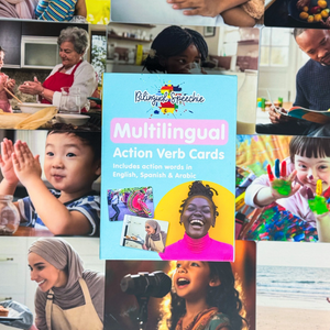 Multilingual Action Verb Cards