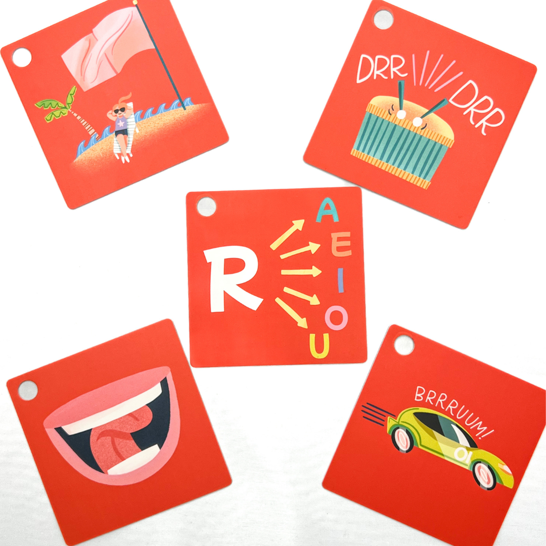 Trilled R | R Fuerte- Spanish Flashcards for Speech Therapy