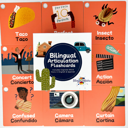 K Sound | Sonido K - Bilingual Flashcards for Speech Therapy