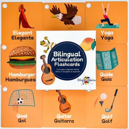 G Sound | Sonido G - Bilingual Flashcards for Speech Therapy