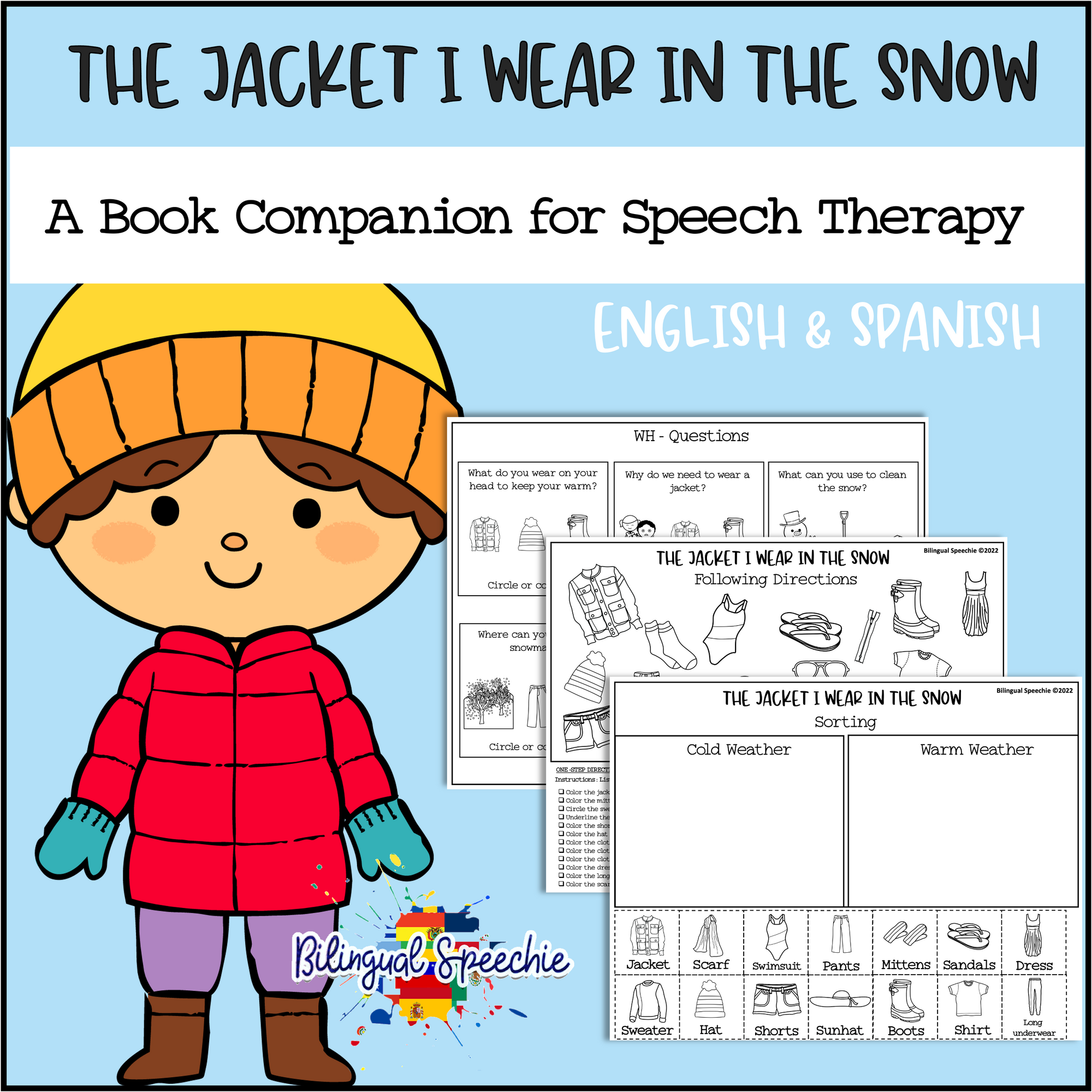 The Jacket I Wear in the Snow | Bilingual Book Companion