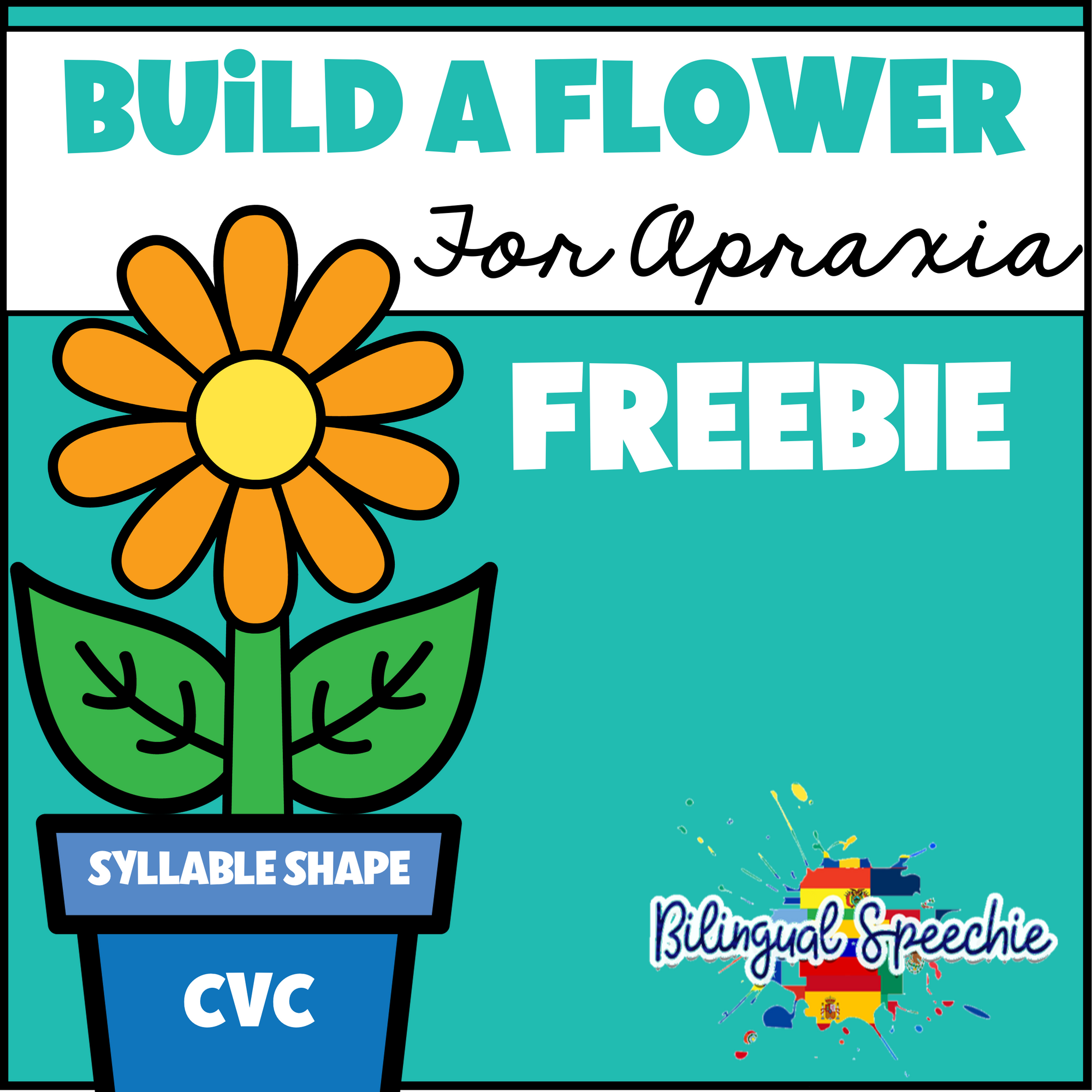 Build a Flower FREEBIE | for apraxia