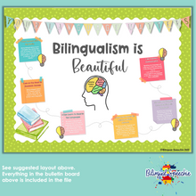 Bulletin Board Decor Kit for Classroom | Bilingualism is Beautiful