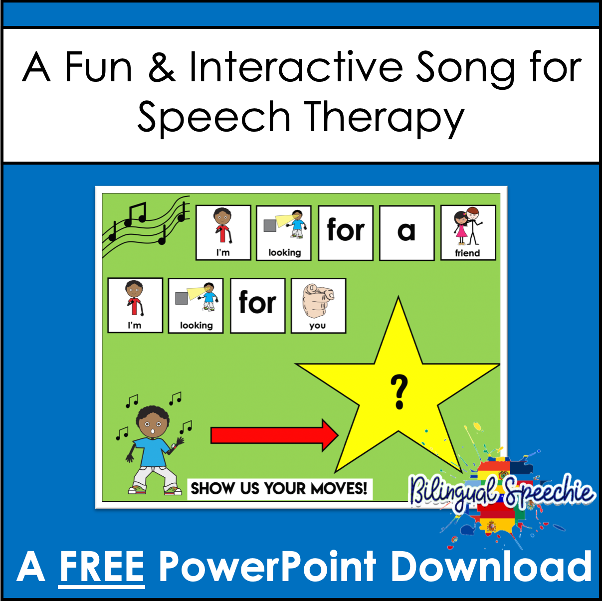 Speech Therapy Song for Whole Group Therapy