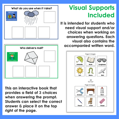 Bilingual WH Questions Mega Bundle for Speech Therapy