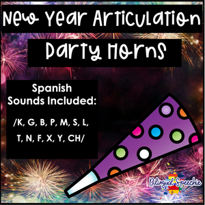 2021 New Year Articulation Party Horns | SPANISH