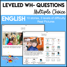 English | Leveled WH Questions
