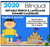 EDITABLE 2020 Bilingual Speech & Language Calendars | for distance learning