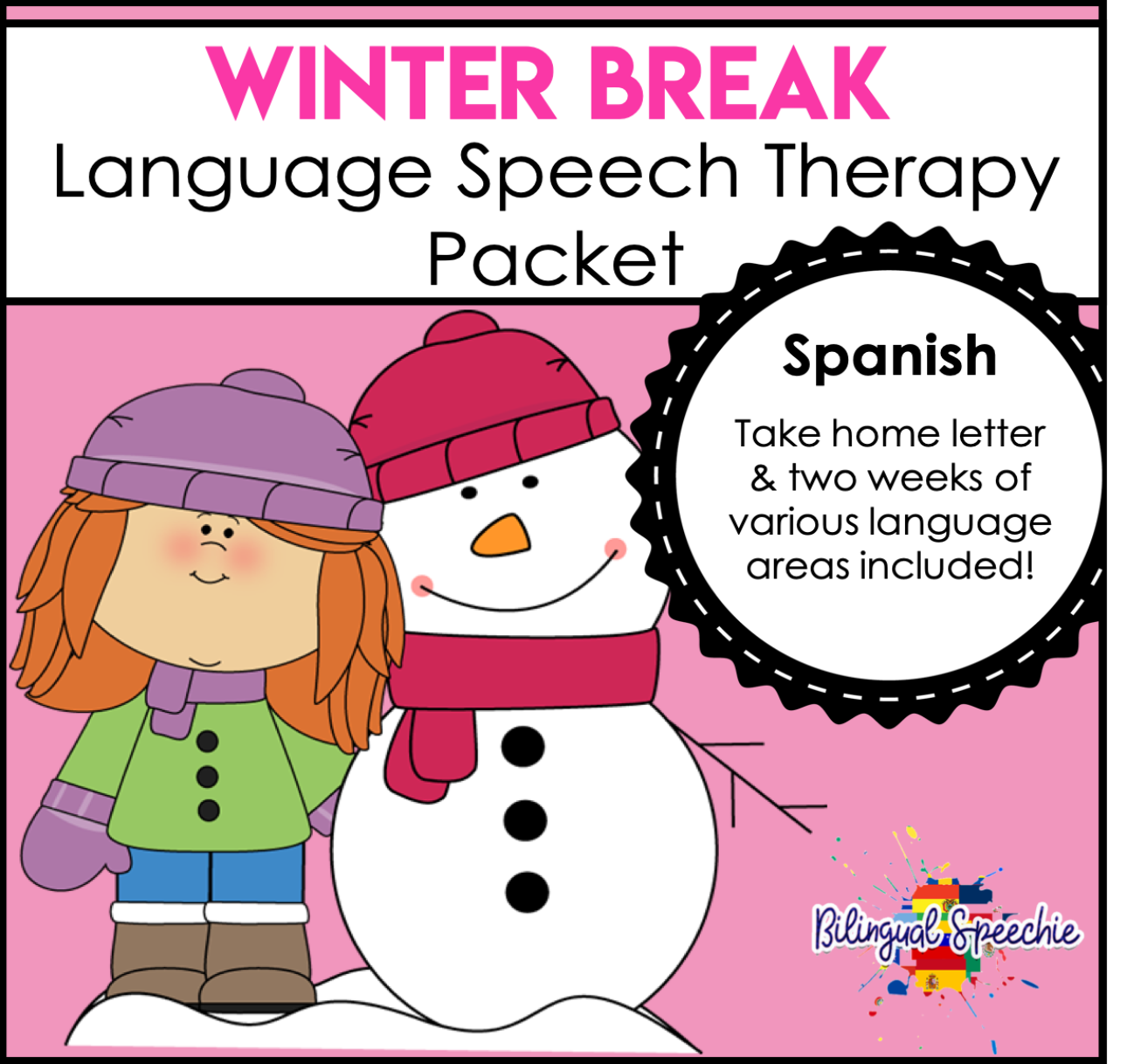 Winter Break Language Packet | Spanish