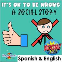 It's Ok to be Wrong | A Bilingual Social Story