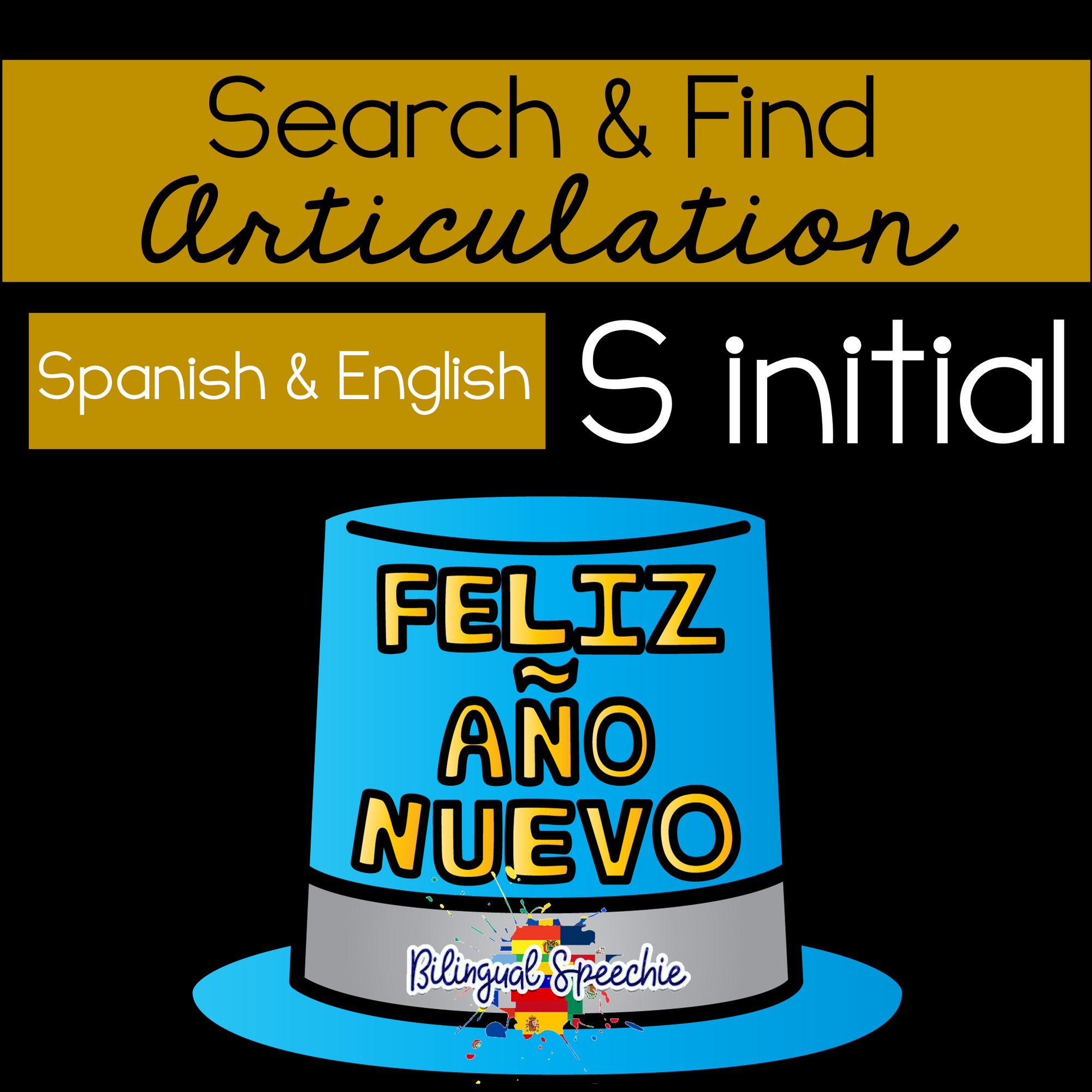 New Year Search & Find Articulation Freebie for S