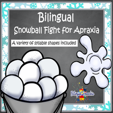 Bilingual Winter Themed Play-Doh Mats for Apraxia