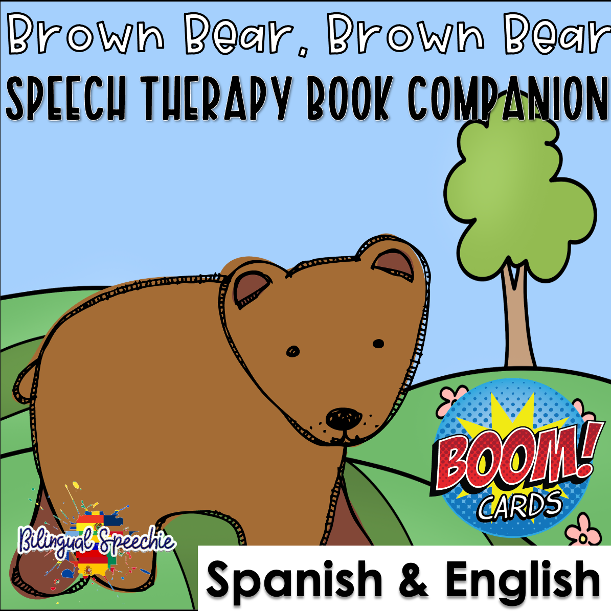 Brown Bear Speech Therapy Book Companion | Bilingual