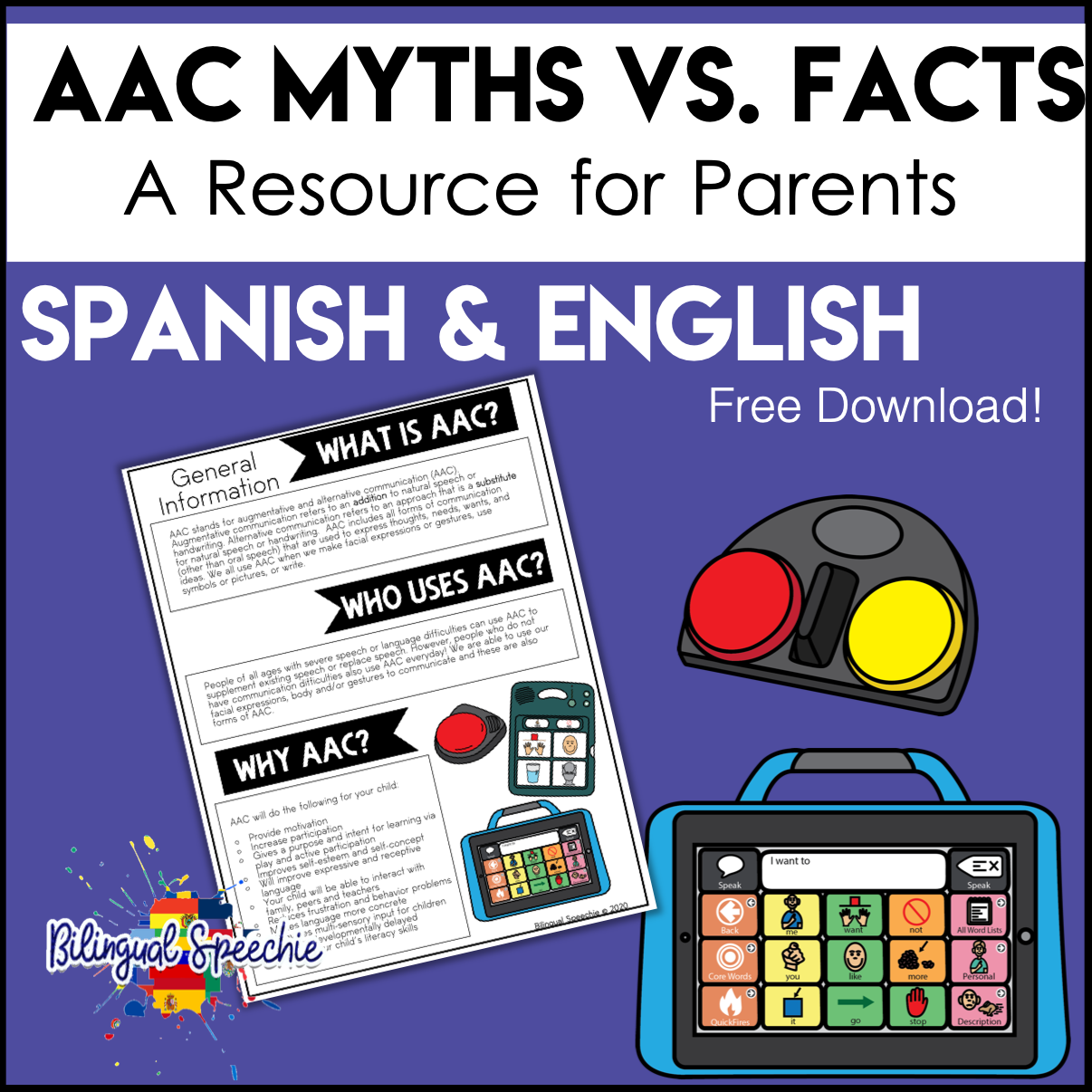AAC Myths & Facts | A Resource for Parents | English & Spanish