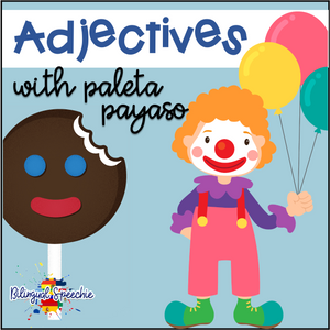 Spanish | Adjectives with Paleta Payaso!
