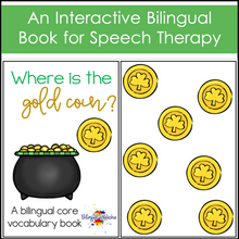 St. Patrick's Day Core Vocabulary Book | BILINGUAL