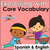 Exercising with Core Vocabulary | English & Spanish | FREEBIE